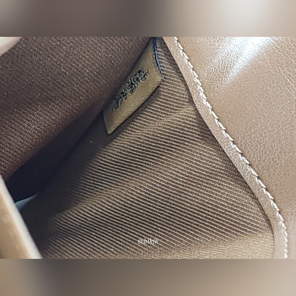 Coach Signature Smooth Leather And Coated Canvas Tri Fold Wallet NWOT *Brown* - Picture 11 of 15